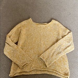 Yellow cozy sweater